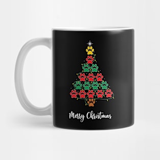 Funny Cat Christmas Tree Mug